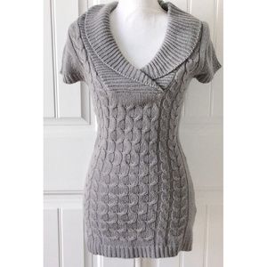 Y2K Short Sleeved Knit Sweater Tunic